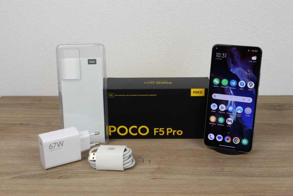 Poco F5 Pro Lieferumfang