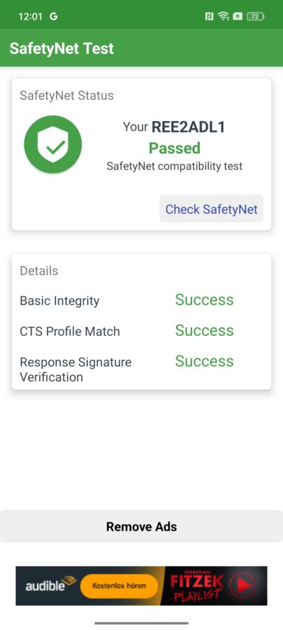 Screenshot C5 Display Safetynet