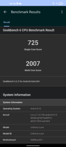 Unihertz Luna Geekbench 3 1