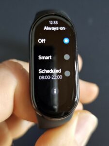 Mi Band 8 Test AOD