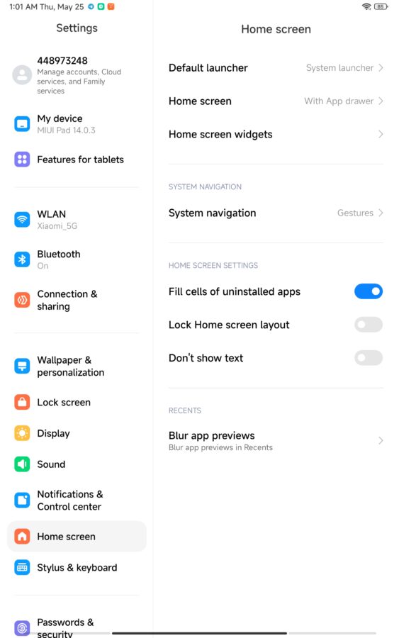 Xiaomi Pad 6 Pro MIUI for Pad 2