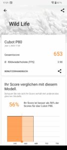 Cubot P80 3DMark Wildlife