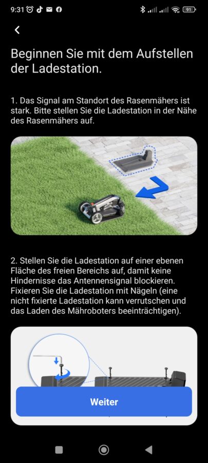 EcoFlow Blade Aufstellen Ladestation1