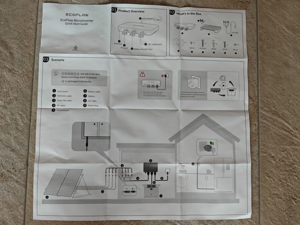 Ecoflow Powerstream bebilderte Anleitung 1