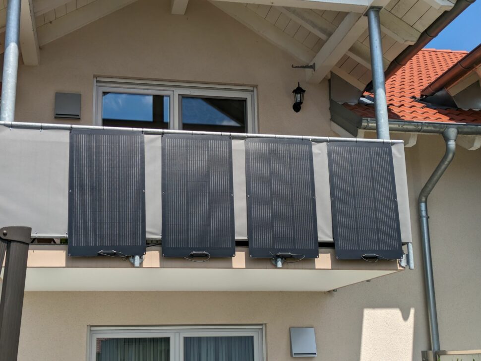 SOlarpanel flexibel 100 Watt Ecoflow Test 1