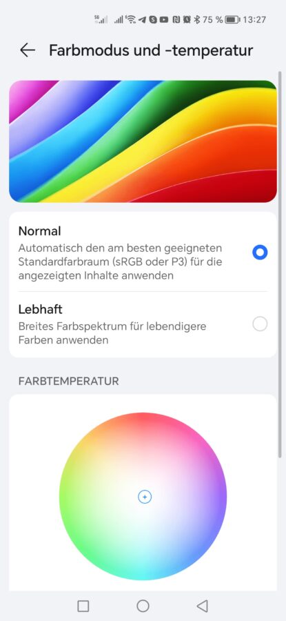 Honor Magic 5 Pro Displaysettings 3