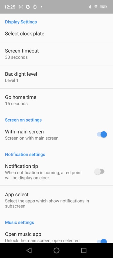 Oukitel wp21 second display settings 4