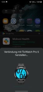 TicWatch 5 Pro Test Einrichtung 4