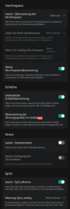 Amazfit Cheetah Pro Test Screenshot Gesundheitstracking