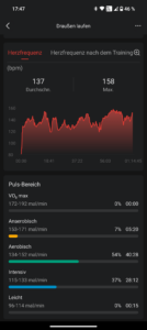 Amazfit Cheetah Pro Test Screenshot Joggen 2