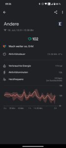 Amazfit Cheetah Pro Test Screenshot Kraft Google Fit 1