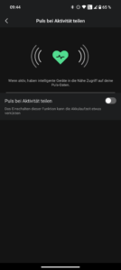 Amazfit Cheetah Pro Test Screenshot Puls teilen