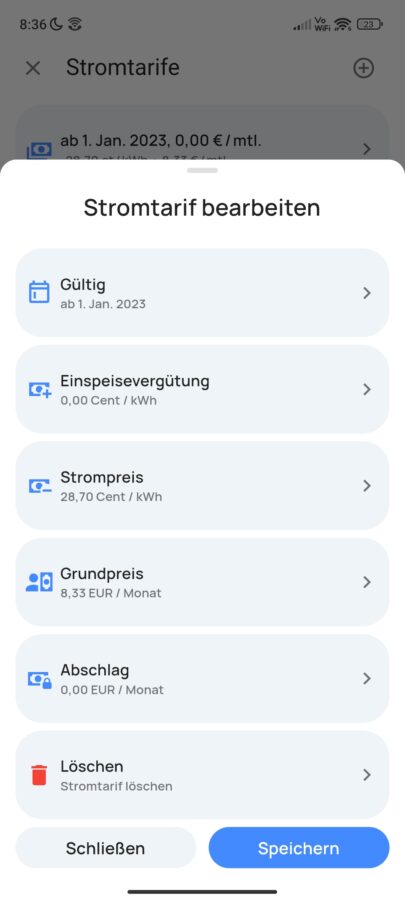 everHome Ecotracker App Test 8