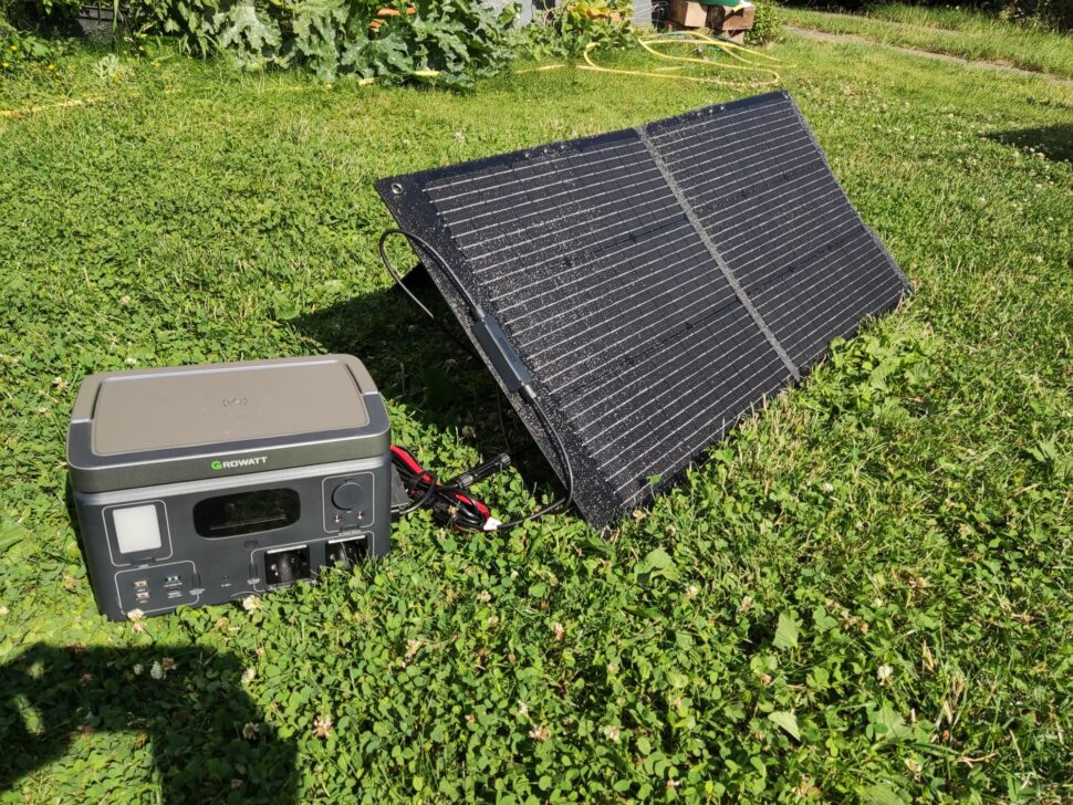 Growatt 100W Solarpanel Leistung1