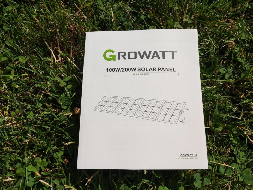 Growatt 100W Solarpanel Lieferumfang3