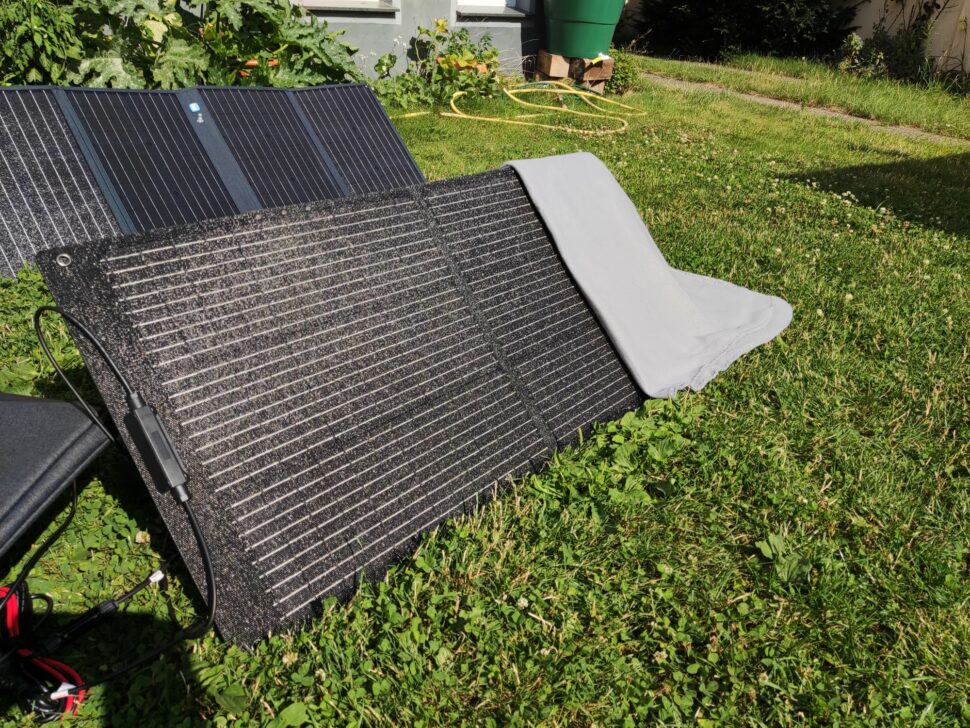 Growatt 100W Solarpanel Verschattung1