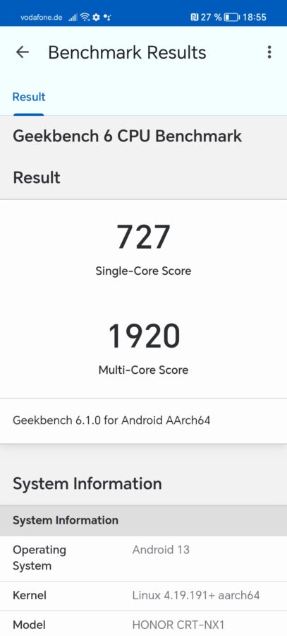 Honor 90 Lite Benchmarks Test 2