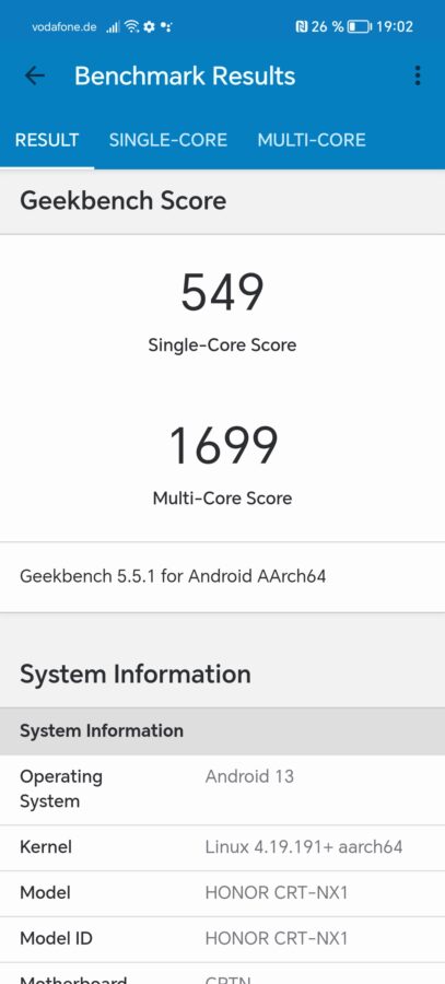 Honor 90 Lite Benchmarks Test 3