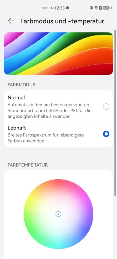 Huawei Nova 11 Pro Display Einstellungen