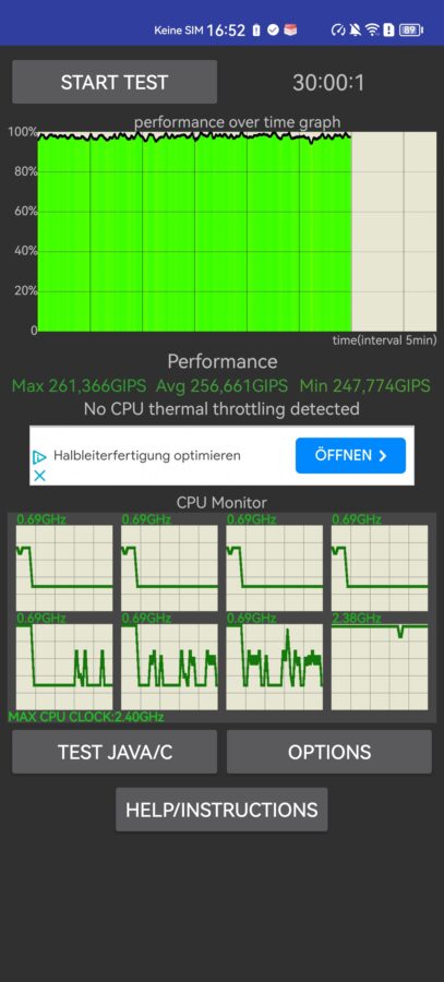 Huawei Nova 11 Pro cputhrottlingtest