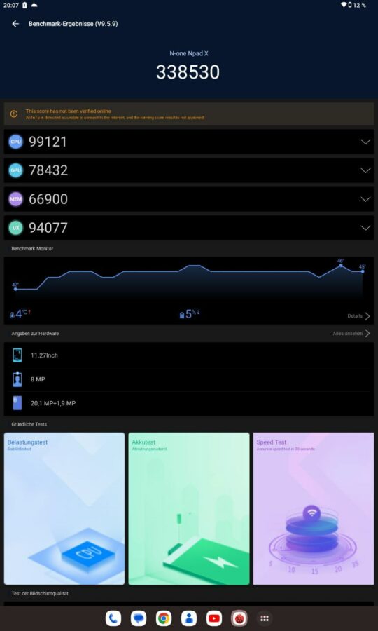 N One NPad X Test System 17