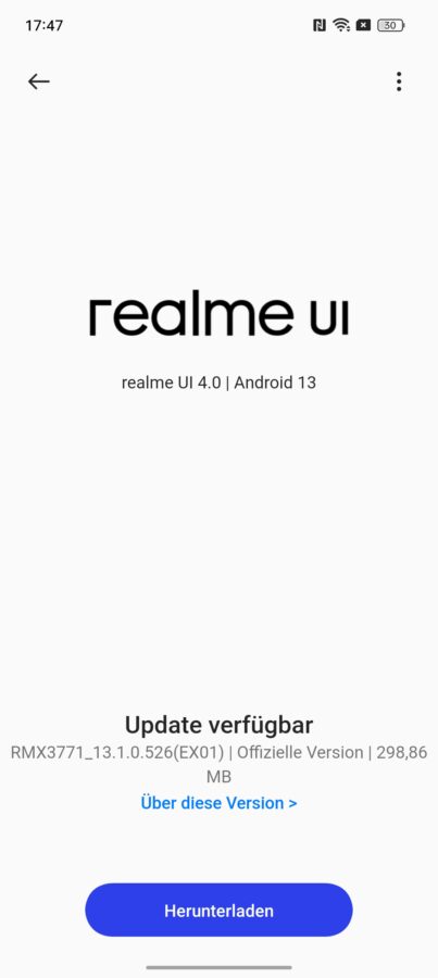 screenshot realme 11pro system 1