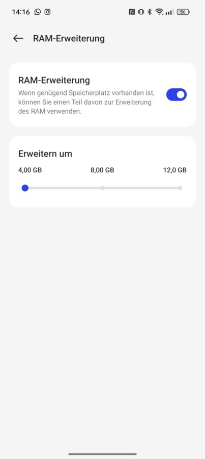 screenshots realme 11pro ram