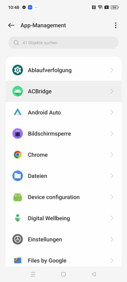 Realme UI ColorOS USB Debuggin und ACBridge 10