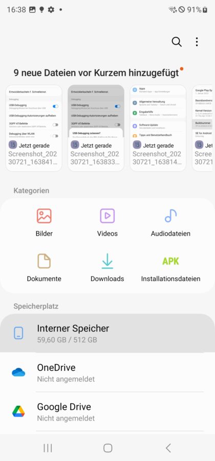 Samsung OneUI USB Debugging aktivieren und AC Bridge installieren 4