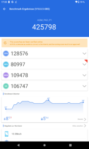 Test AGM Pad P1 Antutu 10