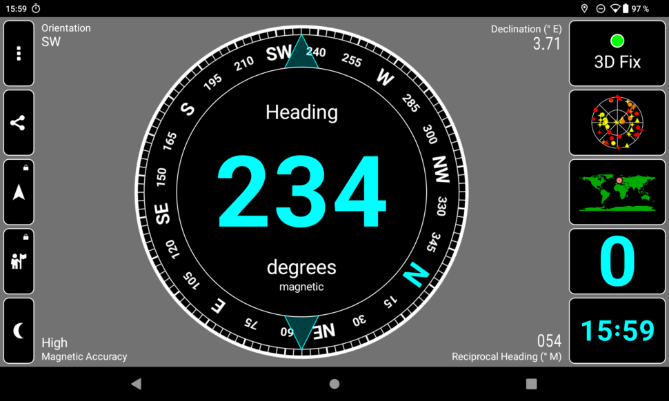 Test AGM Pad P1 Kompass