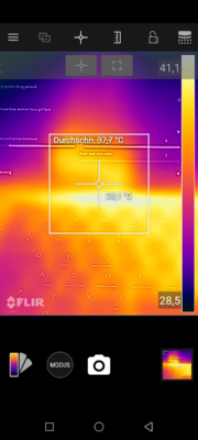 blackview BV8900 FLIR Kamera myflir app3