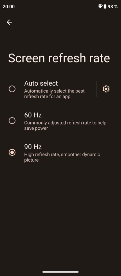 cubot kingkong star refresh rate