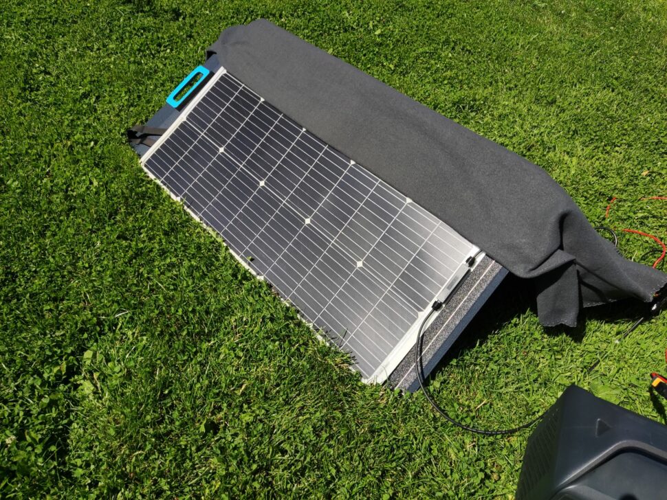 Dokio 100W Solarpanel Verschattung 25