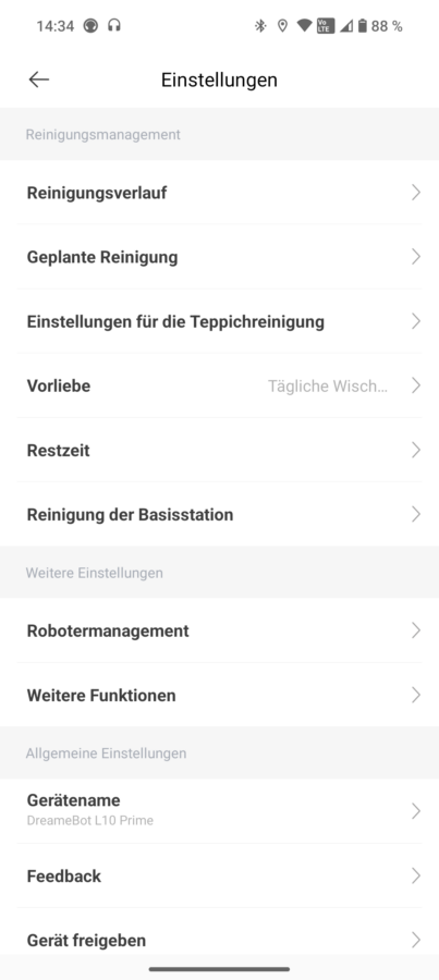 Dreame L10 Prime Test Screenshot App 3