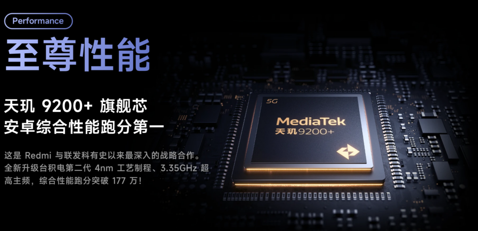 Redmi K60 Ultra Mediatek Dimensity 9200