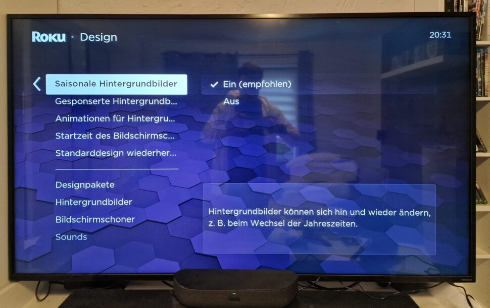 Roku Streambar  Einstellung1