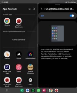 Samsung Galaxy Z Fold 5 Test Screenshot MultiTasking 2