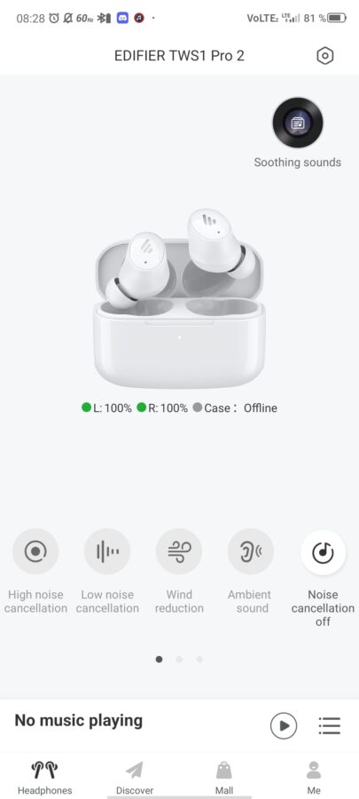 Edifier TWS1 Pro 2 Test App 6