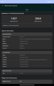 Google Pixel Tablet Test Screenshots Benchmark 4