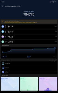 Google Pixel Tablet Test Screenshots Benchmark 9