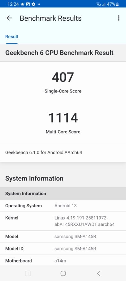 Samsung Galaxy A14 screenshots 4