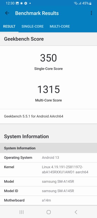 Samsung Galaxy A14 screenshots 5