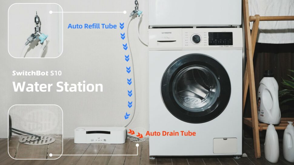 Switchbot S10 Wasserstation Installation 2