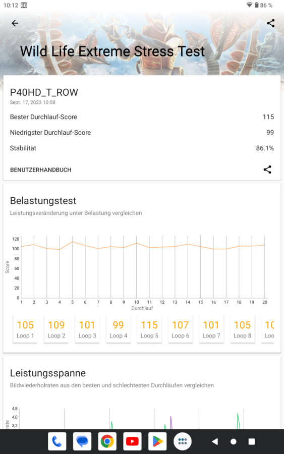 Teclast P40HD WL Exteme Stress