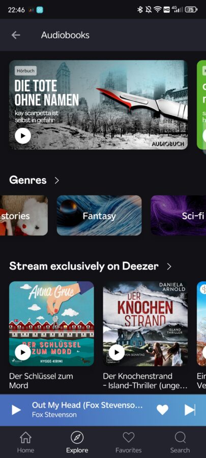 Deezer App UI 3