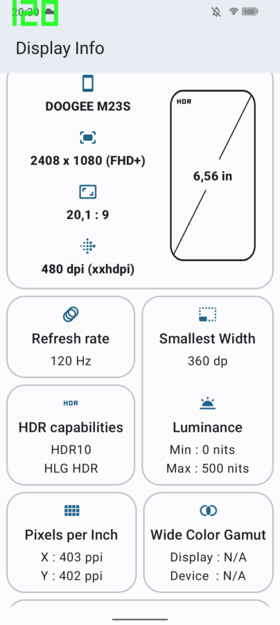 Doogee V31GT Display 5