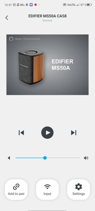 Edifier MS50A Test App 3