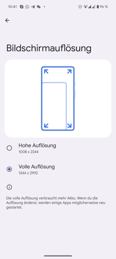 Google Pixel 8 Pro Displaysettings 3