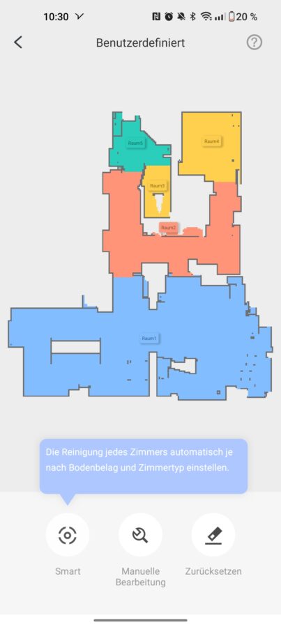 Roborock Q8 Max App Einstellungen Funktionen 2
